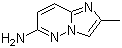 structure of CAS# 154704-35-5, 2-Methylimidazo[1,2-b]pyridazin-6-amine