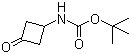 structure of CAS# 154748-49-9, 3-氧代环丁基氨基甲酸叔丁酯