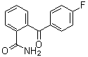 structure of CAS# 1548-28-3, 2-(4-氟苯甲酰基)苯甲酰胺