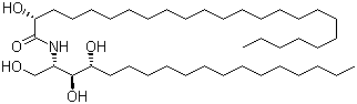 CAS # 154801-30-6, (2S,3S,4R,2'R)-2-(2'-Hydroxytetracosanoylamino)-octadecane-1,3,4-triol, (2S,3S,4R)-2-[(2'R)-2'-Hydroxytetracosanoylamino]-1,3,4-octadecanetriol