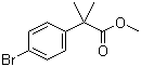 CAS # 154825-97-5, Methyl 2-(4-bromophenyl)-2,2-dimethylacetate, 2-(4-Bromophenyl)-2-methylpropionic acid methyl ester