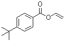 structure of CAS# 15484-80-7, 4-叔丁基苯甲酸乙烯酯