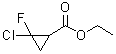 structure of CAS# 155051-93-7, 2-氯-2-氟环丙烷羧酸乙酯