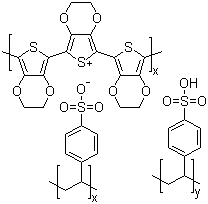 CAS # 155090-83-8, Poly(3,4-ethylenedioxythiophene)-poly(styrenesulfonate), PEDT/PSS
