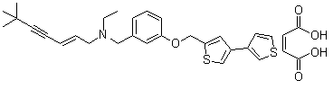 NB-598 Maleate molecular structure (CAS 155294-62-5)