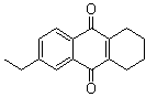CAS # 15547-17-8, 2-Ethyl-5,6,7,8-tetrahydro-9,10-anthraquinone, 2-Ethyl-5,6,7,8-tetrahydroanthraquinone
