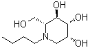 CAS # 155501-85-2, (2R,3R,4R,5R)-1-Butyl-2-(hydroxymethyl)-3,4,5-piperidinetriol