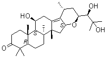 CAS # 155521-45-2, Alisol F, (8alpha,9beta,11beta,14beta,16beta,23S,24R)-16,23-Epoxy-11,24,25-trihydroxydammar-13(17)-en-3-one