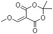 5-(Methoxymethylene)-2,2-dimethyl-1,3-dioxane-4,6-dione molecular structure (CAS 15568-85-1)