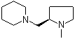 structure of CAS# 155726-05-9, 1-[[(2R)-1-Methyl-2-pyrrolidinyl]methyl]piperidine