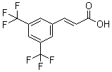 structure of CAS# 155814-20-3, 反式-3,5-双(三氟甲基)肉桂酸