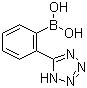 structure of CAS# 155884-01-8, 2-(四氮唑-5-基)苯硼酸
