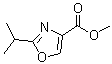 CAS # 155884-24-5, Methyl 2-isopropyl-4-oxazolecarboxylate