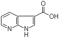 structure of CAS# 156270-06-3, 1H-Pyrrolo[2,3-b]pyridine-3-carboxylic acid