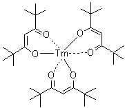 CAS # 15631-58-0, Thulium tris(2,2,6,6-tetramethyl-3,5-heptanedionate)