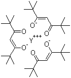structure of CAS# 15632-39-0, 三(2,2,6,6-四甲基-3,5-庚二酮酸)钇
