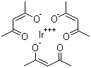 CAS # 15635-87-7, Iridium(III) acetylacetonate, Tris(pentane-2,4-dionato-O,O')iridium