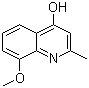structure of CAS# 15644-89-0, 4-羟基-8-甲氧基-2-甲基喹啉