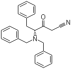 CAS # 156732-12-6, 4-S-N,N-Dibenzylamino-3-oxo-5-phenyl-pentanenitrile