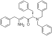 structure of CAS# 156732-13-7, (S,Z)-5-氨基-2-(二苄基氨基)-1,6-二苯基己-4-烯-3-酮