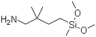 CAS # 156849-43-3, Silane Y, (4-Amino-3,3-dimethylbutyl)(methyl)dimethoxysilane, Silquest A 2639