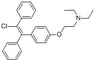 CAS # 15690-57-0, trans-Clomiphene Hydrochloride, 2-[4-[(E)-2-chloro-1,2-diphenylethenyl]phenoxy]-N,N-diethylethanamine