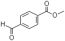 CAS # 1571-08-0, Methyl 4-formylbenzoate, 4-Carbomethoxybenzaldehyde, p-Carbomethoxybenzaldehyde, 4-Carboxybenzaldehyde methyl ester, 4-(Methoxycarbonyl)benzaldehyde, Methyl benzaldehyde-4-carboxylate, Methyl terephthalaldehydate