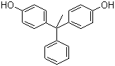 structure of CAS# 1571-75-1, 4,4'-(1-Phenylethylidene) biphenol