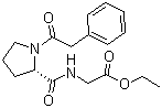 CAS # 157115-85-0, N-(1-(Phenylacetyl)-L-prolyl)glycine ethyl ester