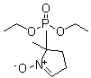 structure of CAS# 157230-67-6, (3,4-Dihydro-2-methyl-1-oxido-2H-pyrrol-2-yl)-phosphonic acid diethyl ester