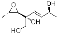 CAS # 157676-96-5, Aspinonene, 2,3-Anhydro-1-deoxy-4-C-[(1E,3S)-3-hydroxy-1-buten-1-yl]-D-xylitol, Aspinonen