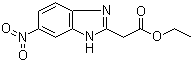 CAS 登录号：157688-27-2, 6-硝基-1H-苯并咪唑-2-乙酸乙酯