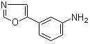 structure of CAS# 157837-31-5, 3-(1,3-Oxazol-5-yl)aniline