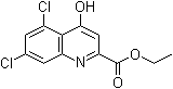structure of CAS# 157848-08-3, 5,7-二氯犬尿酸乙酯