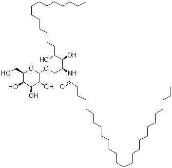 CAS # 158021-47-7, N-[(1S,2S,3R)-1-[(alpha-D-Galactopyranosyloxy)methyl]-2,3-dihydroxyheptadecyl]hexacosanamide