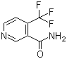 structure of CAS# 158062-71-6, 4-(三氟甲基)烟酰胺