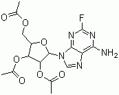 CAS # 15811-32-2, 2-Fluoro-2',3',5'-triacetoxyadenosine, 2-Fluoro-2',3',5'-trioxo-acetyl adenosine, [3,4-diacetyloxy-5-(6-amino-2-fluoro-9H-purin-9-yl)-tetrahydrofuran-2-yl]methyl ethanoate