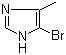 structure of CAS# 15813-08-8, 4-甲基-5-溴咪唑