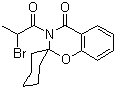 CAS 登录号：158299-05-9, 3-(2-溴代-1-氧代丙基)-螺[2H-1,3-苯并噁嗪-2,1'-环己烷]-4(3H)-酮, 溴丙酰螺苯并噁嗪环己烷, 美罗培南中间体, BPSBC
