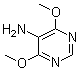 structure of CAS# 15846-15-8, 4,6-Dimethoxy-5-pyrimidineamine