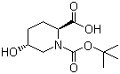 CAS # 158574-77-7, (2S-trans)-5-Hydroxy-1,2-piperidinedicarboxylic acid 1-(tert-butyl) ester