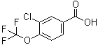 structure of CAS# 158580-93-9, 3-氯-4-(三氟甲氧基)苯甲酸