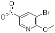 structure of CAS# 15862-50-7, 3-溴-2-甲氧基-5-硝基吡啶