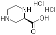 CAS 登录号：158663-69-5, (S)-哌嗪-2-羧酸二盐酸盐