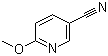 structure of CAS# 15871-85-9, 6-Methoxynicotinonitrile