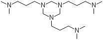 CAS 登录号：15875-13-5, 1,3,5-三(二甲基胺丙基)-1,3,5-六氢化三嗪
