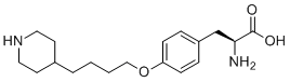 CAS # 158808-75-4, Tirofiban Impurity 9, (S)-2-Amino-3-(4-(4-(piperidin-4-yl)butoxy)phenyl)propanoic acid