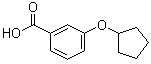 structure of CAS# 158860-99-2, 3-(Cyclopentyloxy)benzoic acid