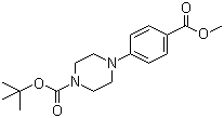 structure of CAS# 158985-36-5, 1-Boc-4-(4-methoxycarbonylphenyl)piperazine