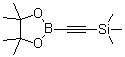 Trimethyl[(4,4,5,5-tetramethyl-1,3,2-dioxaborolan-2-yl)ethynyl]silane molecular structure (CAS 159087-46-4)